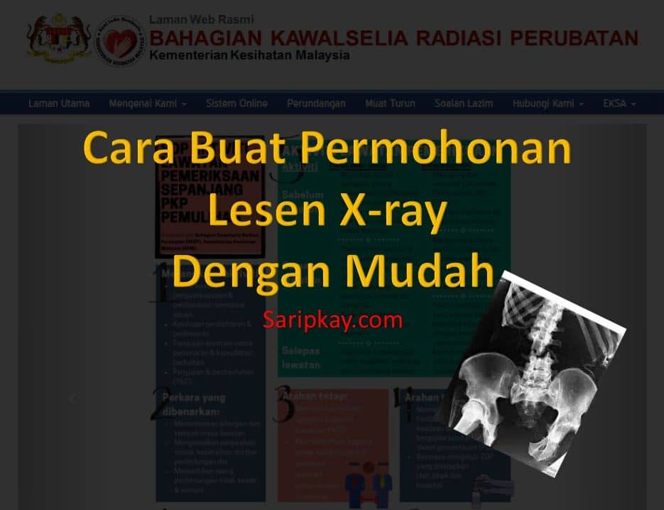 Cara Buat Permohonan Lesen X-ray Dengan Mudah